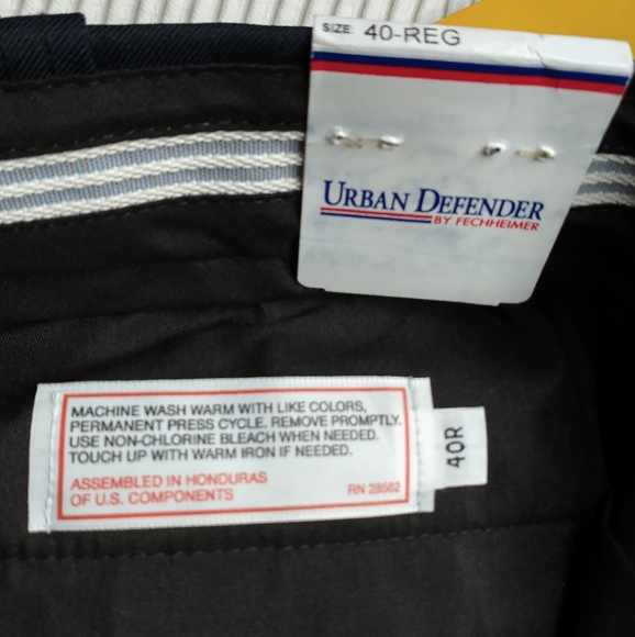 SALE New Urban Defender Black Dress Pants Az 40x30 - Picture 6 of 8